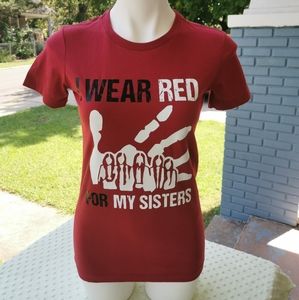 I Wear Red for My Sisters T-shirt